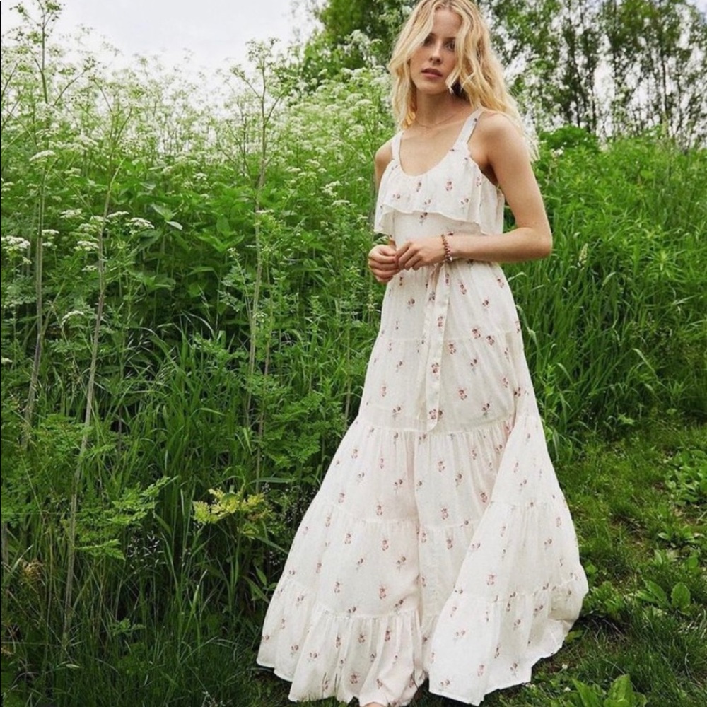 PAIGE “Tevin” Floral Maxi Dress